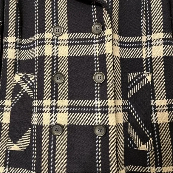 Talbots Women's Plaid Jacket - Black and White - Picture 5 of 9